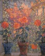 Les trois pots de fleurs Le Sidaner Henri